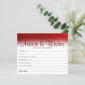 Carte de souhaits de Mariage de Parties scintillan (Debout devant)