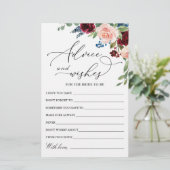 Carte de souhaits et conseils Rose Eucalyptus de l (Debout devant)