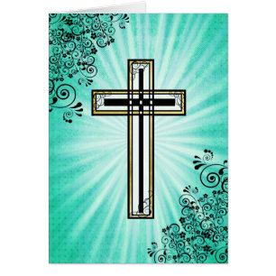 Carte de soumission religieuse Cross Easter