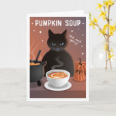 carte de Soupe de Citrouille (Fleur jaune)