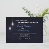Carte de souper Romantic Strret Light Blue Reheare (Debout devant)