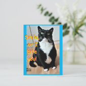 Carte de sourire (Debout devant)