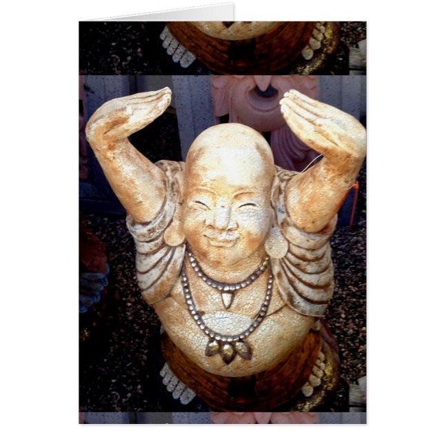 carte de sourire de Bouddha (Devant)
