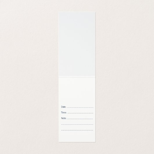 Carte de sourire de rendez-vous de dent de (Intérieur déplié)