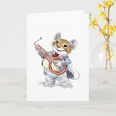 Carte de souris à bouche (Fleur jaune)