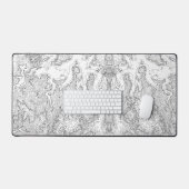 Carte de souris blanche étendue topique grande, Je (Clavier et souris)