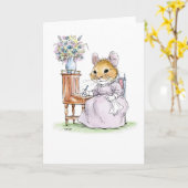 Carte de souris de Jane Austen (Fleur jaune)