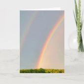 Carte de soutien au cancer Rainbow Nature (Devant)
