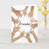 Carte de soutien Cercle des amis (Fleur jaune)