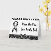 Carte de soutien de syndrome d'Ehlers-Danlos (Fleur jaune)