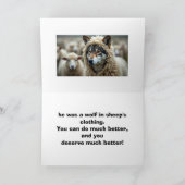 CARTE DE SOUTIEN DE VÊTEMENTS DE SHEEP (Intérieur)