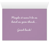 Carte de soutien Lesbienne amusante pour la journé (Intérieur Horizontal (Bas))