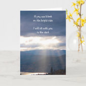 Carte de soutien pour être assis avec vous dans le (Fleur jaune)