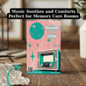 Carte de soutien pour la démence avec QR code de m