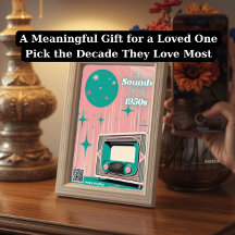 Carte de soutien pour la démence avec QR code musi