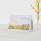 Carte de soutien pour malade de cancer (Fleur jaune)