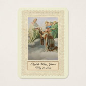 Carte de souvenir baptême baptême du Mont Carmel (Devant)