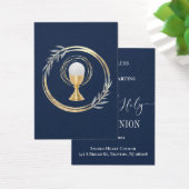 Carte de souvenir bleu classique de la première co (Bureau)