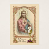 Carte de souvenir catholique de la première commun (Devant)