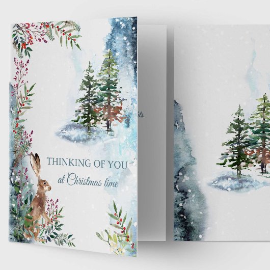 Carte de souvenir de Noël | Bois