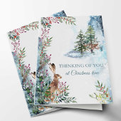 Carte de souvenir de Noël | Bois