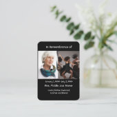 Carte de souvenir de poche Danseur Danse Danse (Debout devant)