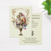 Carte de souvenir de première communion catholique (Bureau)