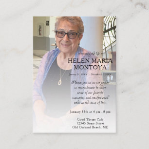 carte de souvenir photo du côté gauche