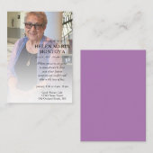 carte de souvenir photo du côté gauche (Devant / Derrière)