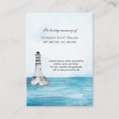 Carte de souvenir photo Ocean Lighthouse (Devant)