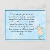 Carte de souvenir pour funérailles ou souvenir com (Dos)