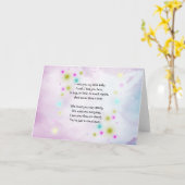 Carte de souvenir pour le bébé ou l'enfant (Fleur jaune)