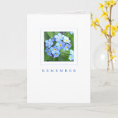 Carte de souvenir : Sky Blue Forget-Me-Nots (Fleur jaune)
