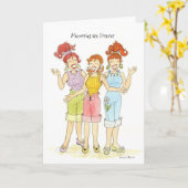 Carte de souvenirs pour toujours (Fleur jaune)