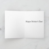 Carte de spa du jour de mère (Intérieur)