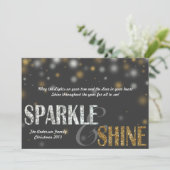 Carte de Sparkle & Shine Modern (Debout devant)