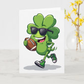 Carte de sport Fun Lucky Clover (Fleur jaune)