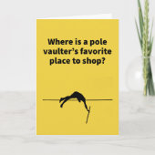 Carte de sport Pole Vaulter Clearance Store (Devant)