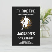 Carte de sport pour garçons avec dos noir (Debout devant)