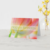 Carte de Spring Birthday (Fleur jaune)