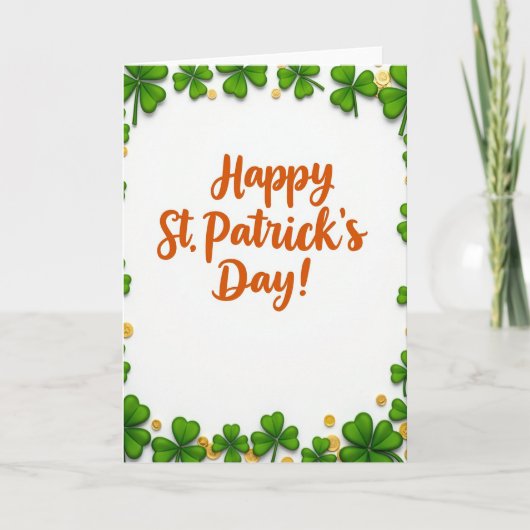Carte de St Patricks Day pour mari (Devant)
