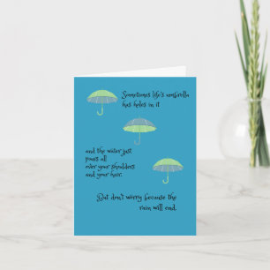 Carte de Star à Edgar - Penser à vous - Parapluie