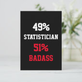 Carte de statisticien badass (Debout devant)