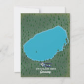 carte de Steinhuder Meer Allemagne (Devant)