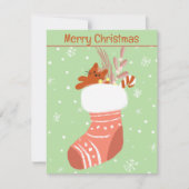 Carte de stockage de Noël en peluche (Devant)