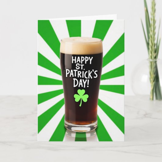 Carte de Stout pour la Saint-Patrick (Devant)