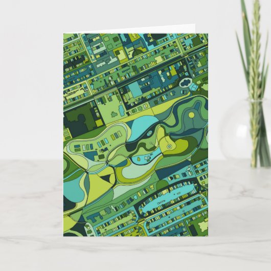 Carte de structure de ville d'Amsterdam (Devant)