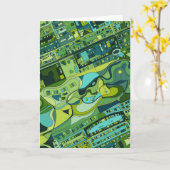 Carte de structure de ville d'Amsterdam (Fleur jaune)