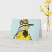 Carte de sturnelle (Fleur jaune)