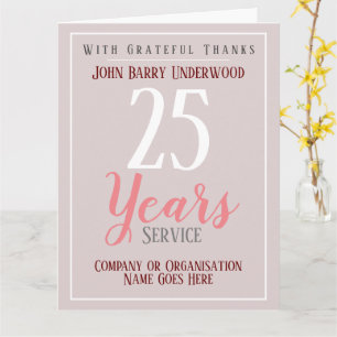 Carte de style certificat d'attribution de service